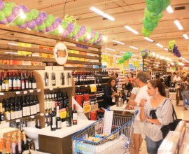 Rotas do Vinho Carrefour Goiânia Sul - Goiânia - GO - Jun/12